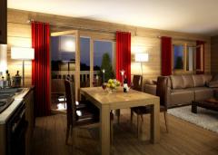 Appt. Les Chalets du Villaret, A001 - Example - living room