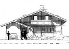 Chalet A Ville Derriere - Chalet A, south face