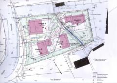 Chalet Drosera - The land plan, showing Chalet D
