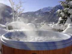 Chalet Lac de Vonnes - Views from the hot tub
